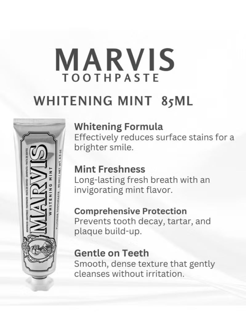 Marvis Whitening Mint Toothpaste - 85ml - Image 4